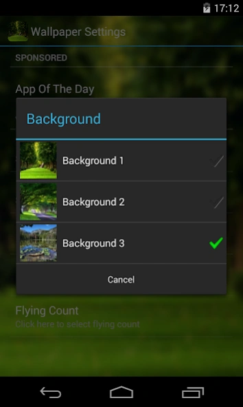 Falling leaves Live Wallpaper 4.0 Screenshot