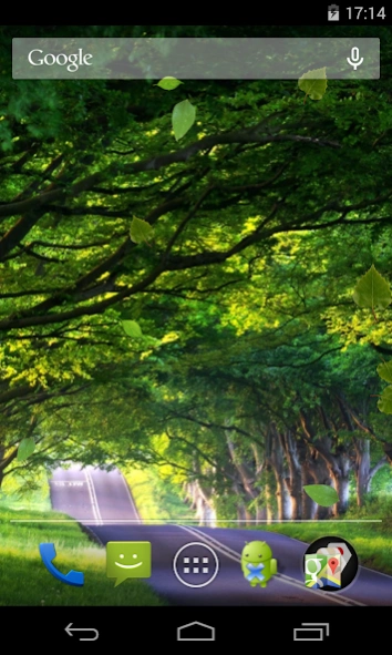 Falling leaves Live Wallpaper 4.0 Screenshot