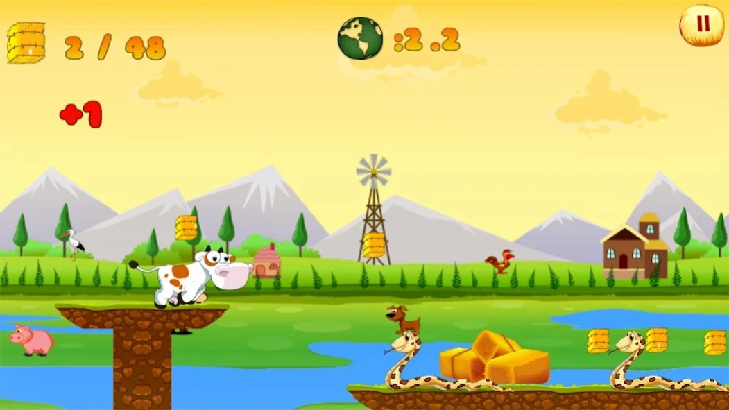 Farm Cow Run 1.10 Screenshot