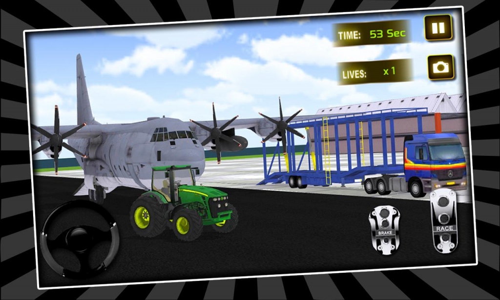 Farm Tractor Airplane Transfer 1.0 Screenshot
