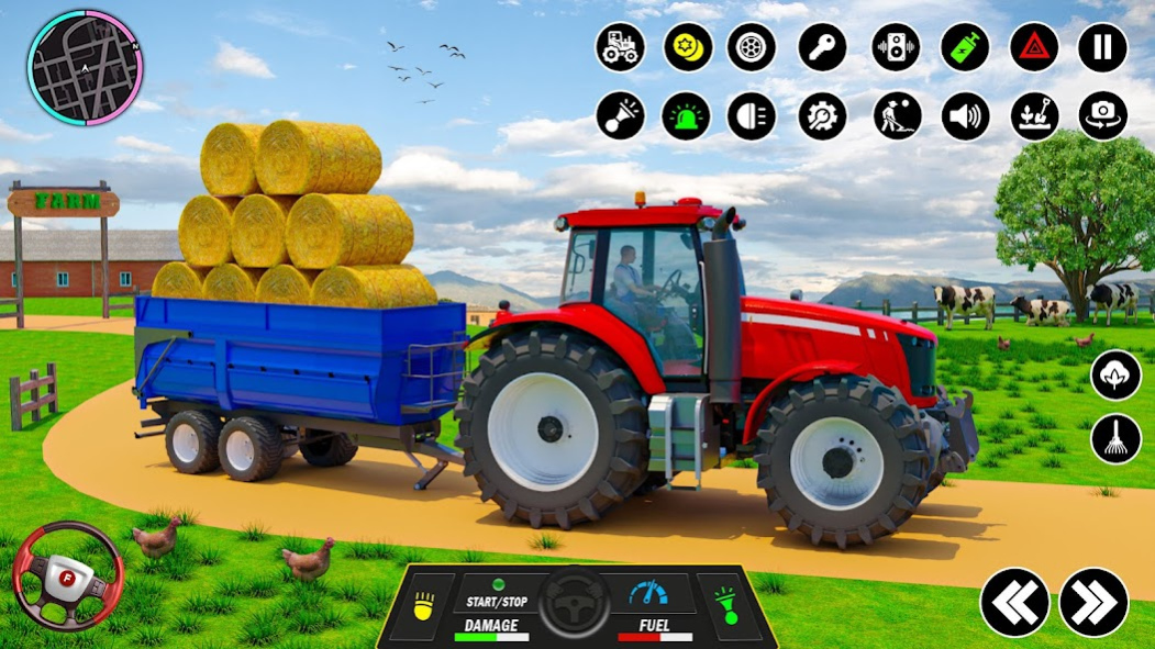 Farm Tractor Driving Simulator 2.44 Screenshot