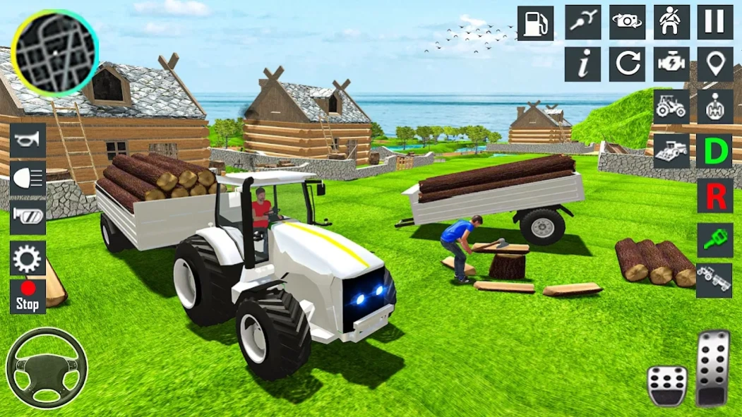 Tractor Driving Tractor Game  Screenshot