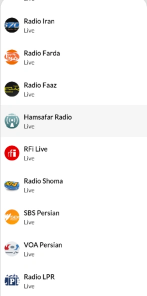 Persian Radio فارسی 3.3 Screenshot