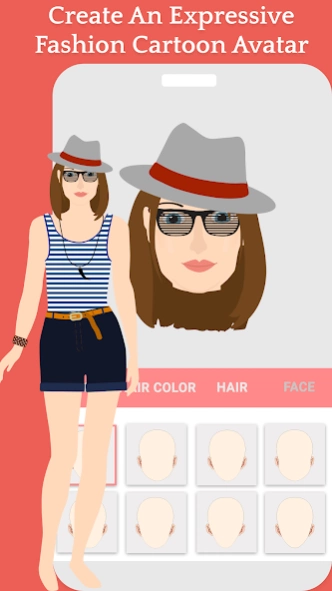 Fashion Cartoon Character Make 1.0 Screenshot