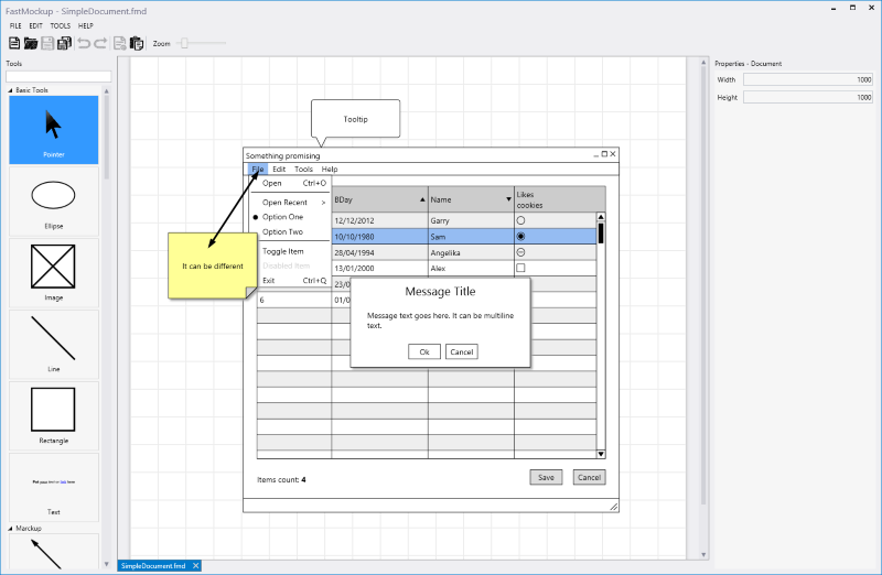 Fast Mockup 0.9.1.335 Screenshot