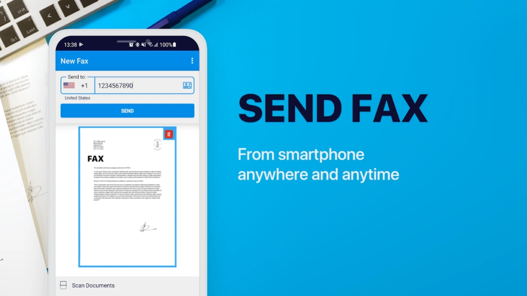 Fax App 1.1.12 Screenshot