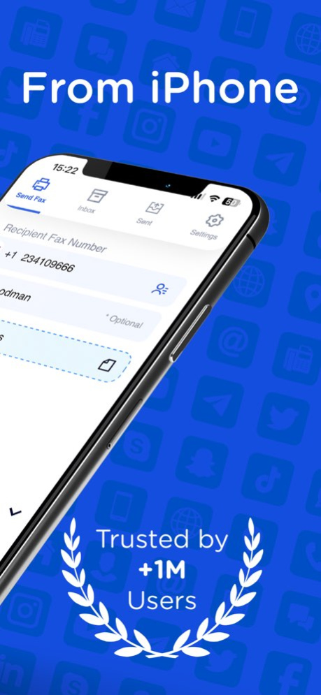 Send Fax App-Faxes From iPhone 5.4.1 Screenshot