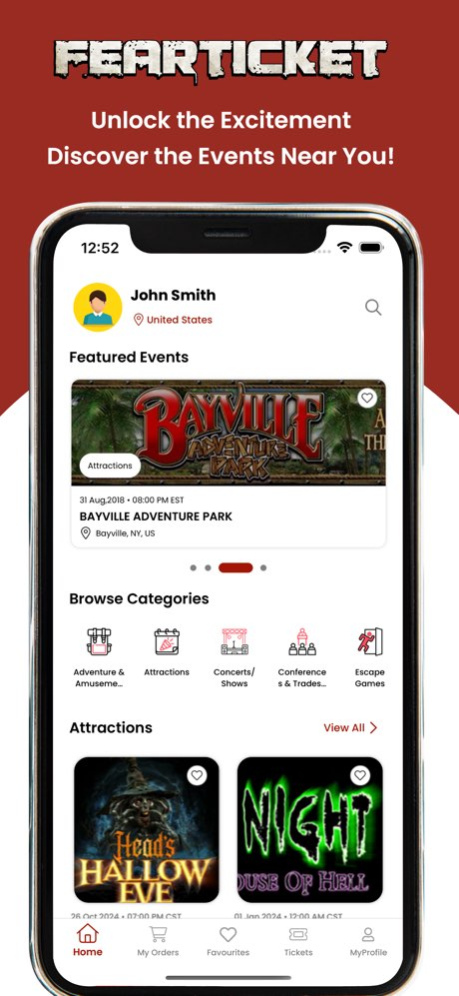 FEARTICKET - Discover Events 2.3.0 Screenshot