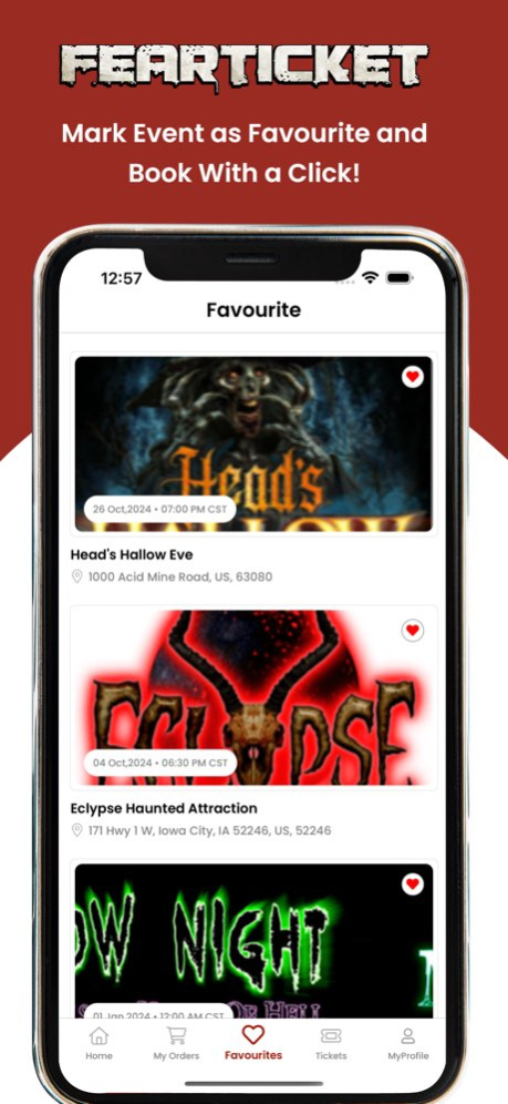 FEARTICKET - Discover Events 2.3.0 Screenshot