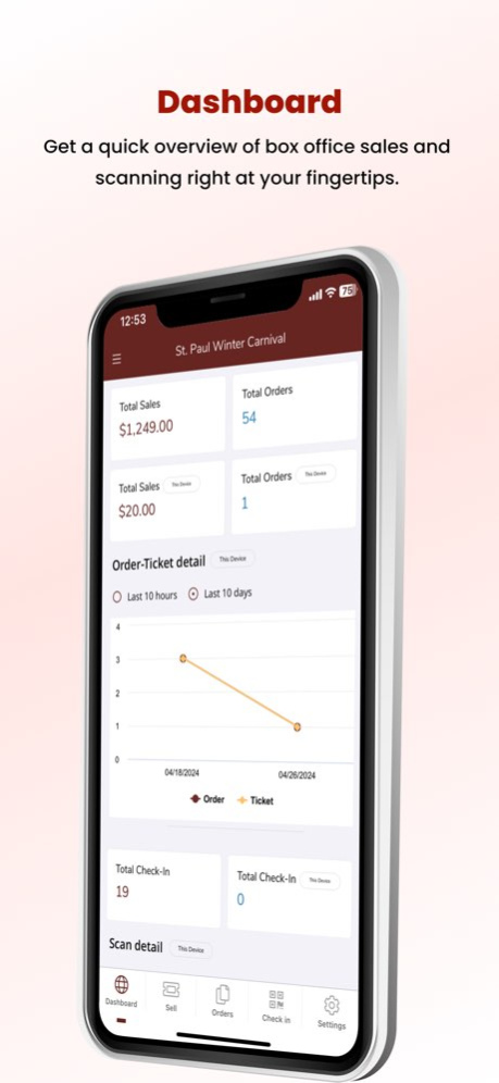 FEARTICKET Organizer 4.6.5 Screenshot