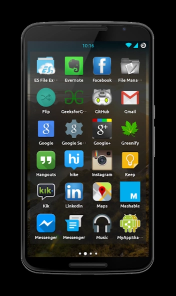 Fiery Blue Marsmallow Theme 1.0 Screenshot