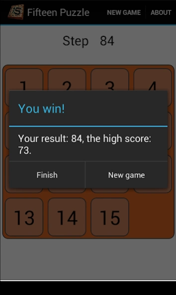 Fifteen Puzzle 2.8.1 Screenshot