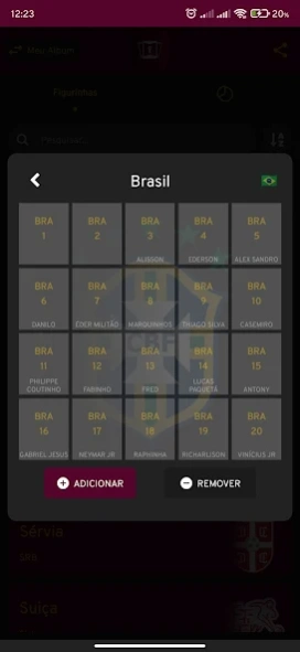 FIGURINHAS ÁLBUM DA COPA 2022 2.1 Screenshot