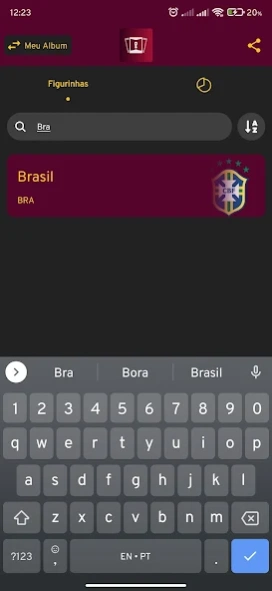 FIGURINHAS ÁLBUM DA COPA 2022 2.1 Screenshot