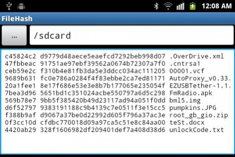 File Hash 2.02 Screenshot