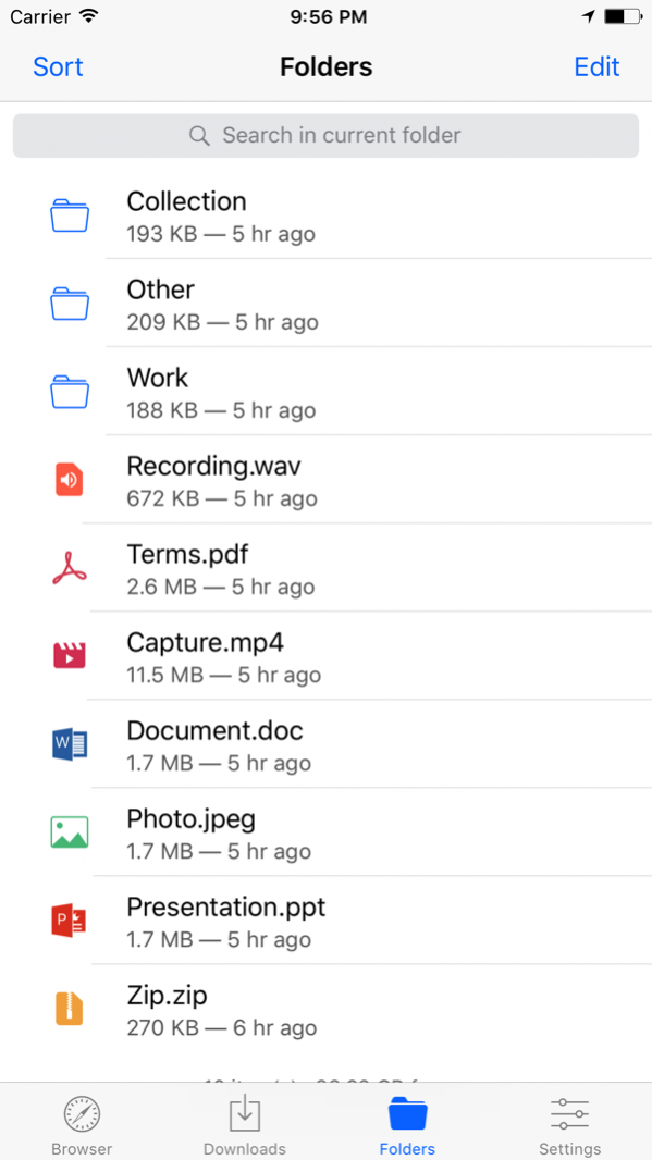 FileGet 1.1 Screenshot