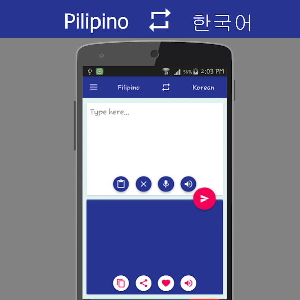 Filipino Korean Translator  Screenshot