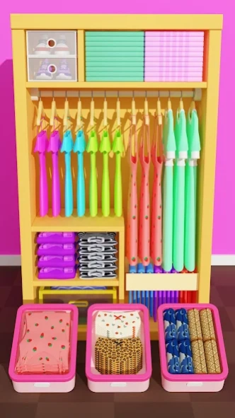 Fill Closet: Organizing Games 1.08 Screenshot