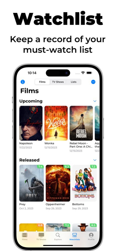 FilmNoir TV Tracker for Trakt 3.2.3 Screenshot