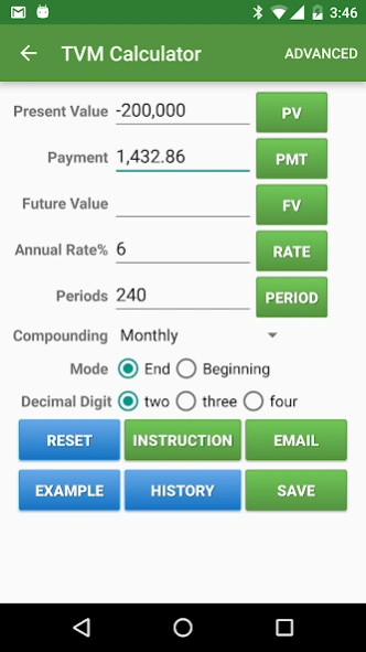 Financial Calculators Pro 3.5.6 Screenshot