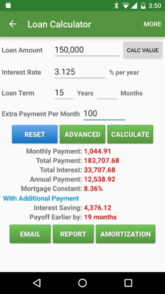 Financial Calculators Pro 3.5.6 Screenshot
