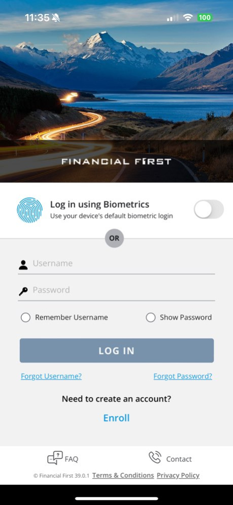 Financial First Card Manager 51.2.1 Screenshot