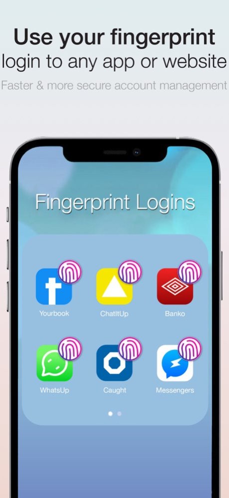 Fingerprint Login:PassKey Lock 5.4 Screenshot