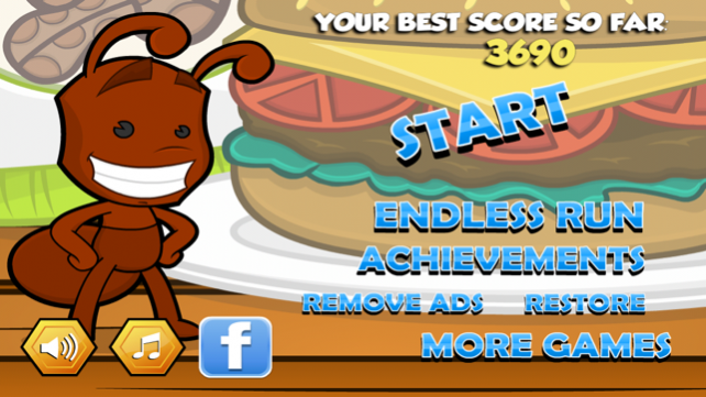 Fire Ant Picnic FREE - Burger Smasher Game  Screenshot