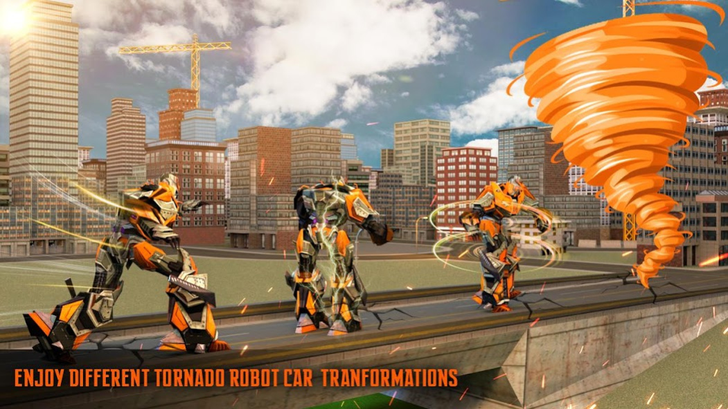 Tornado Robot: Superhero Games 1.0.8 Screenshot