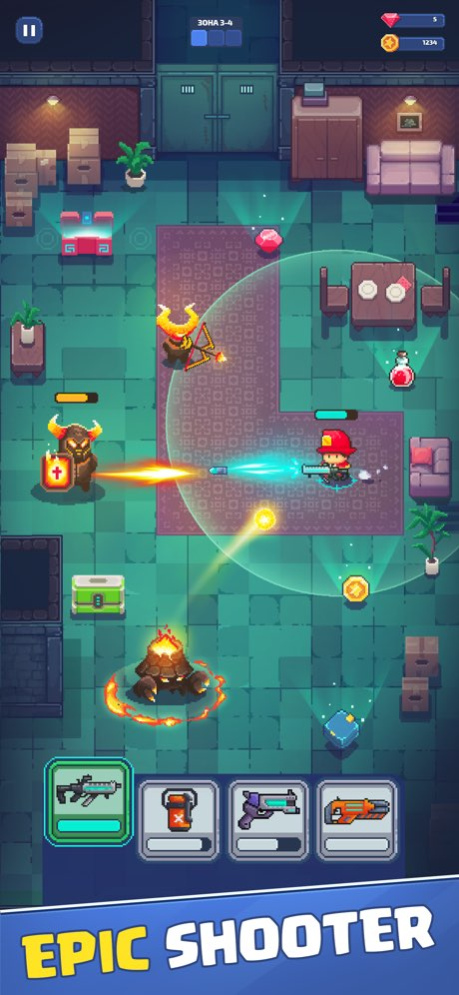 Firefighter: pixel shooter 0.0.7 Screenshot