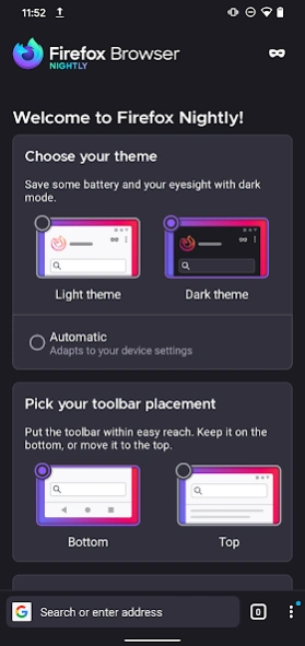 Firefox Nightly for Developers 149.0a Screenshot