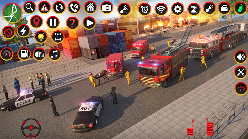 Firetruck Game: Fireman Rescue 2.6 Screenshot