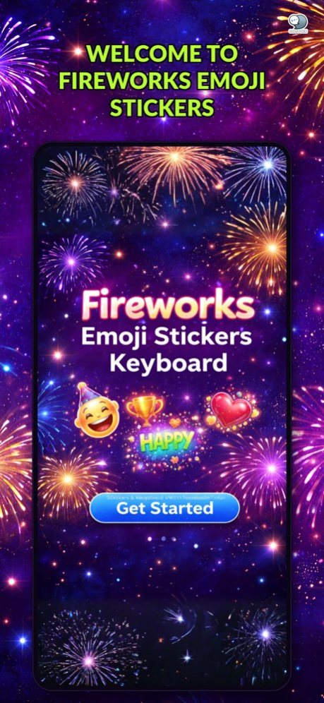 Fireworks Emoji Stickers by CS 2.0 Screenshot