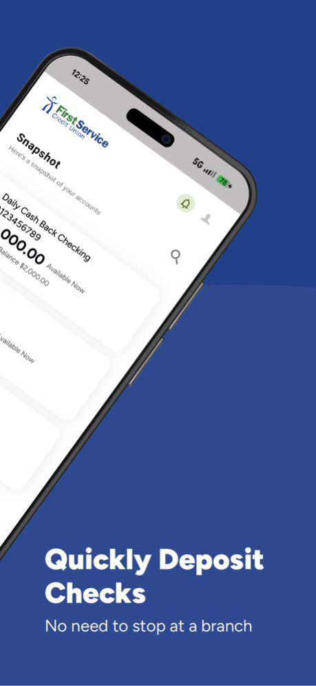 First Service Credit Union 4022.2.2 Screenshot