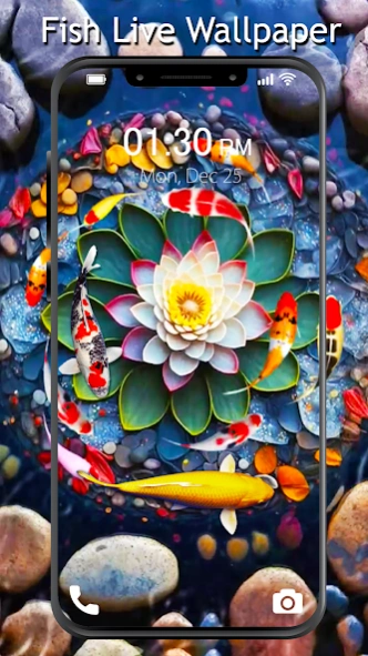 Fish Live Wallpaper Koi 1.1 Screenshot