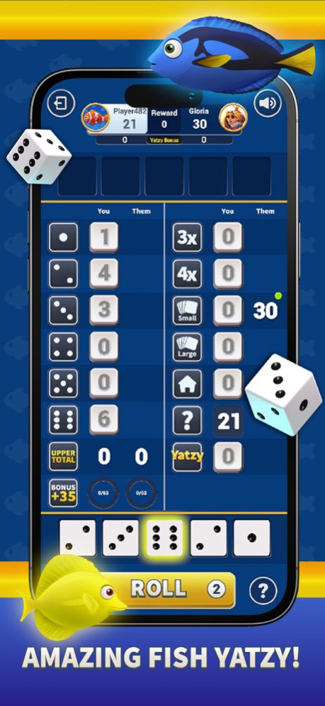 Fish Yatzy 1.6.1 Screenshot