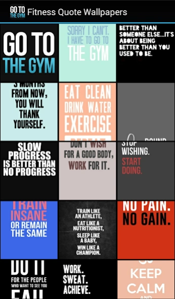 Fitness Quote Wallpapers 3.0.1 Screenshot