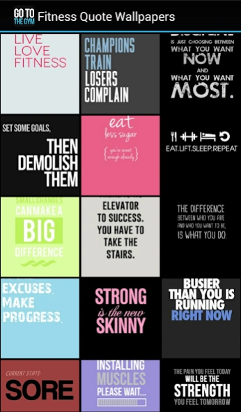 Fitness Quote Wallpapers 3.0.1 Screenshot