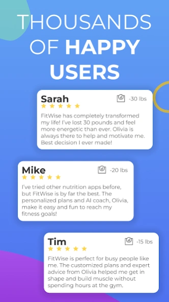 FitWise: Weight Loss and Diet 2.1.0 Screenshot