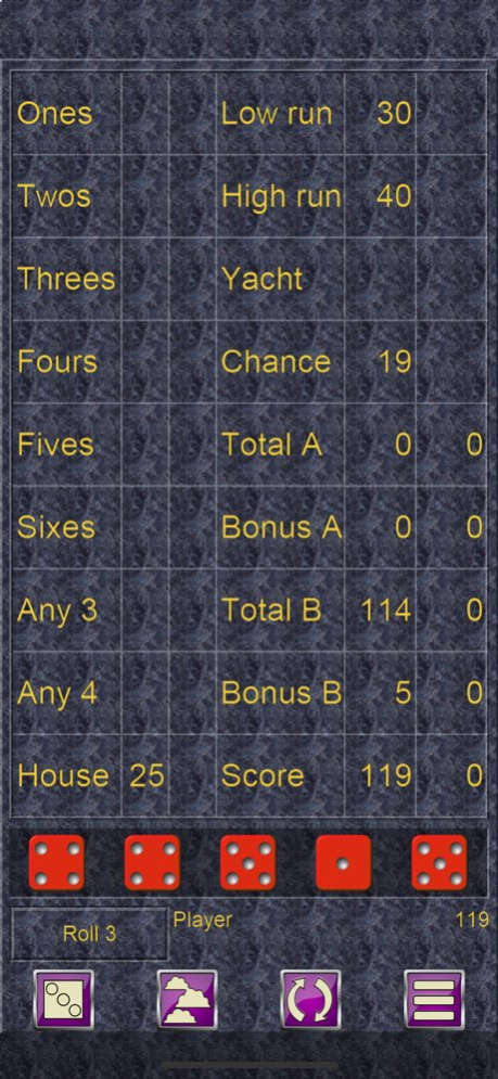 FiveOAK, yatzy dice game 5.44 Screenshot