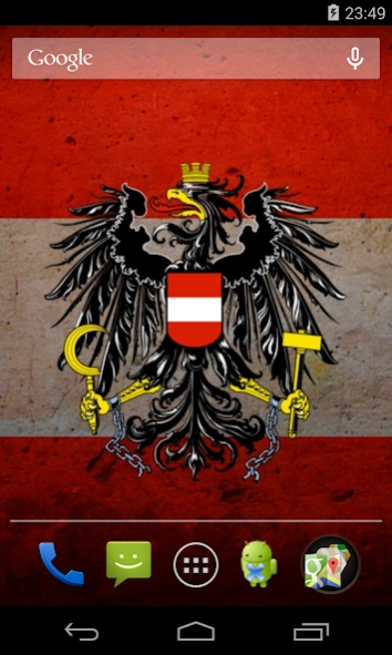 Flag of Austria Live Wallpaper 6.0 Screenshot