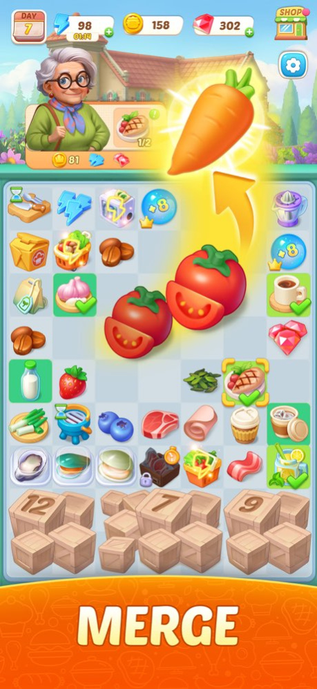 Flambé®: Merge and Cook 1.52.0 Screenshot