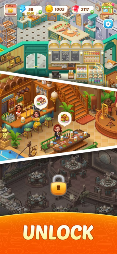 Flambé®: Merge and Cook 1.52.0 Screenshot