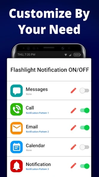 Flash Alerts LED - Call, SMS 2.0.5 Screenshot