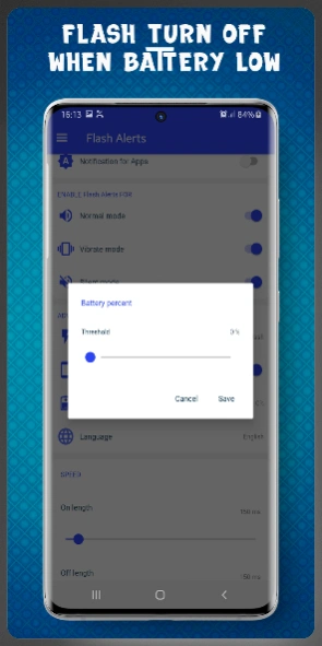 Flash blink Notification Alert 18.0 Screenshot