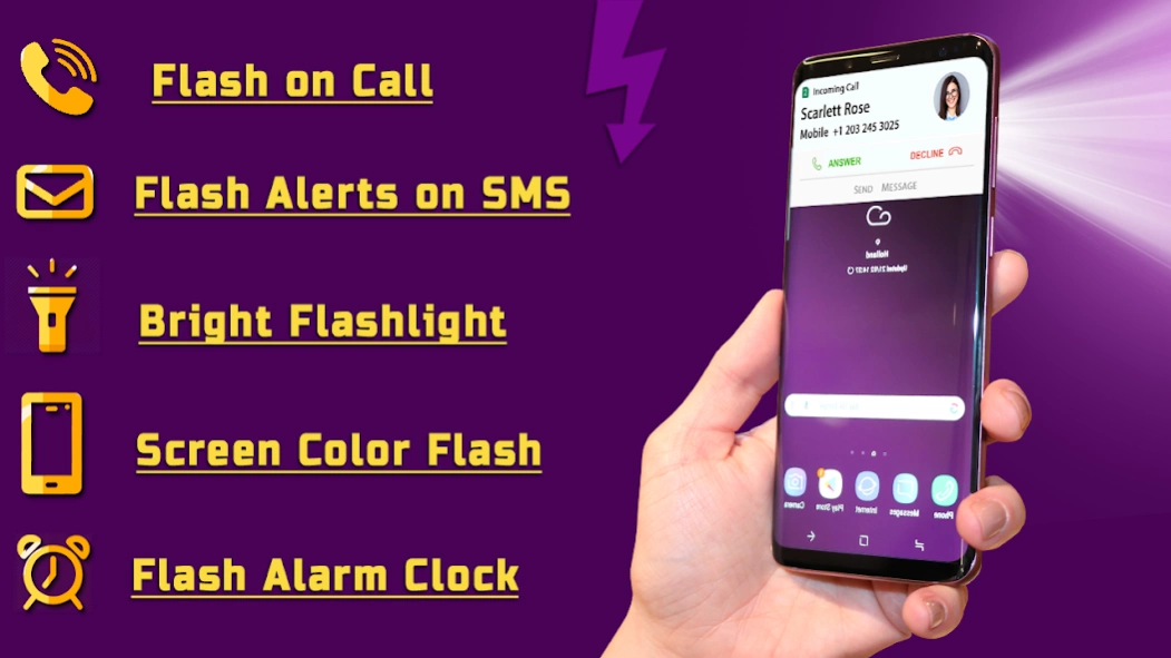 Flash on Call & SMS: Super LED 1.0.0 Screenshot