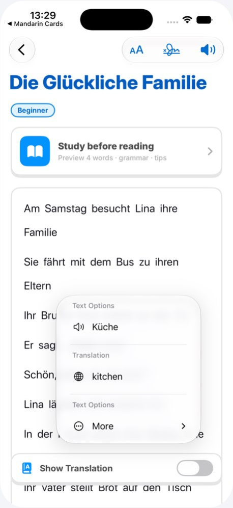 Flashcards - Learn German 5.0.3 Screenshot