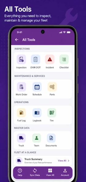 Truck Inspection & DVIR App  Screenshot