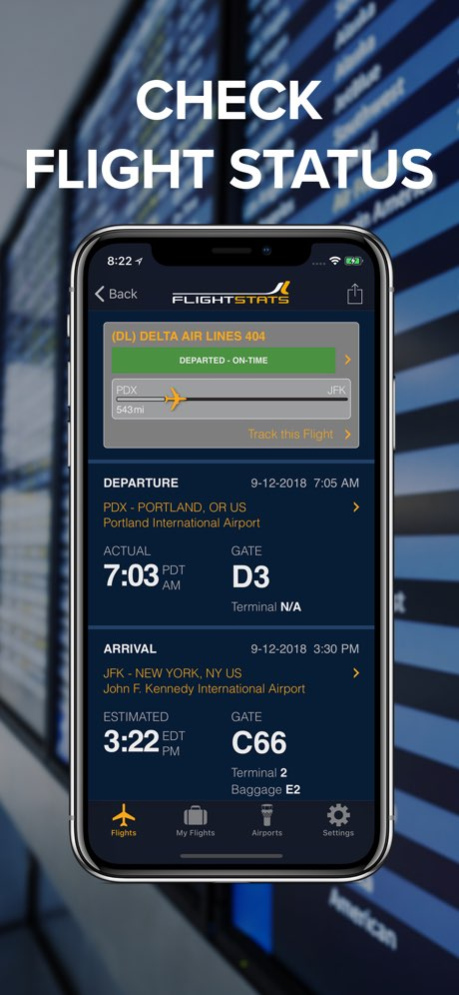 FlightStats 3.4.16 Screenshot