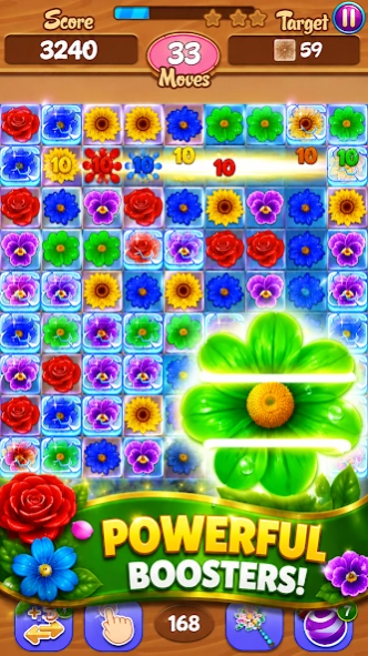 Flower Match 3 Puzzle Game 3.02 Screenshot